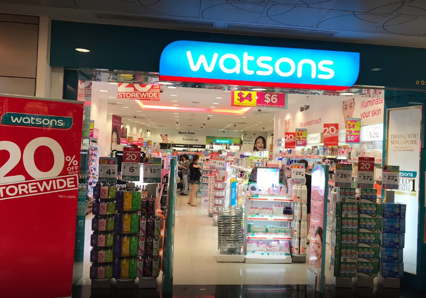 Search & Book - Watsons Singapore (Tampines Mall)